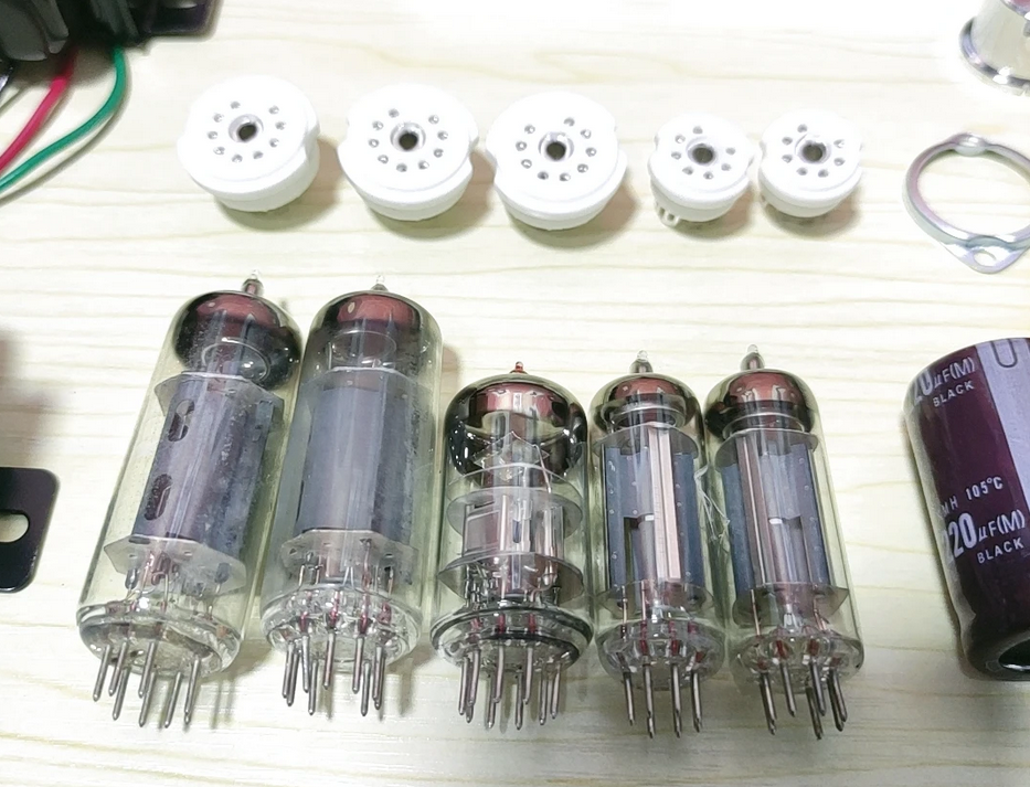 6N2 pushes 6P1 tube amplifier DIY kit, dual 6Z4 tube rectifier, transparent and beautiful silver, high sound resolution