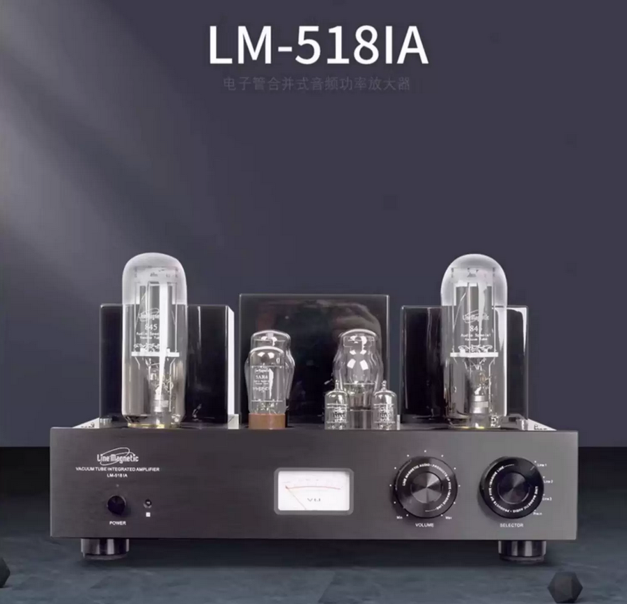Line magnetic LM-518 IA Electronic Tube Amplifier 845 Vacuum Tube Amplifier 22W+22W Single-ended Class A Power Amplifier