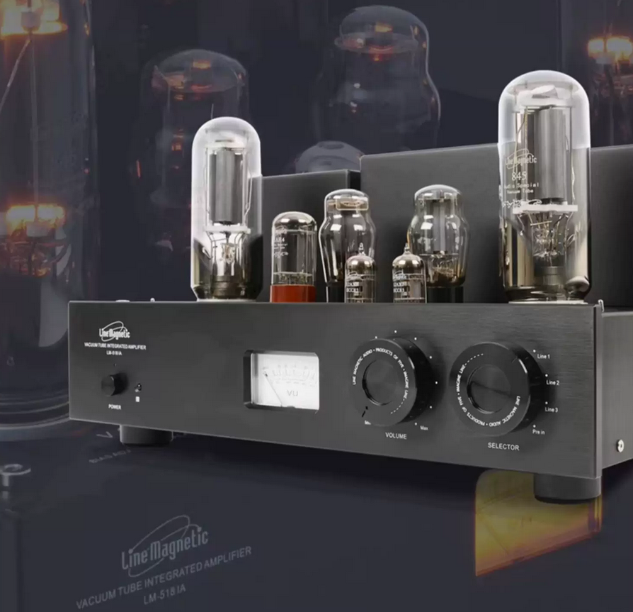 Line magnetic LM-518 IA Electronic Tube Amplifier 845 Vacuum Tube Amplifier 22W+22W Single-ended Class A Power Amplifier