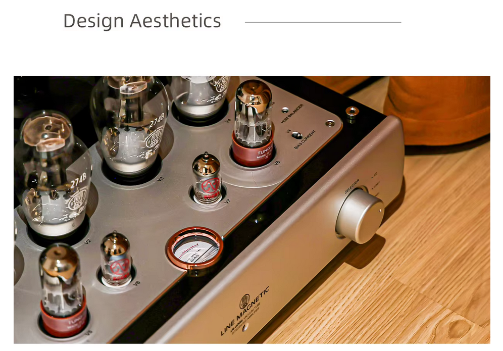 LINE MAGNETIC LM-609IA vacuum tube integrated amplifier 8W+8W Single Ended Class A 300B+274B