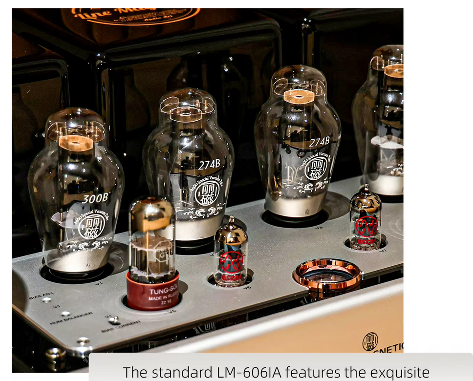 LINE MAGNETIC LM-609IA vacuum tube integrated amplifier 8W+8W Single Ended Class A 300B+274B
