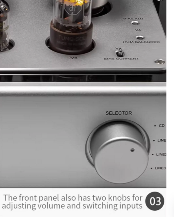 LINE MAGNETIC LM-609IA vacuum tube integrated amplifier 8W+8W Single Ended Class A 300B+274B