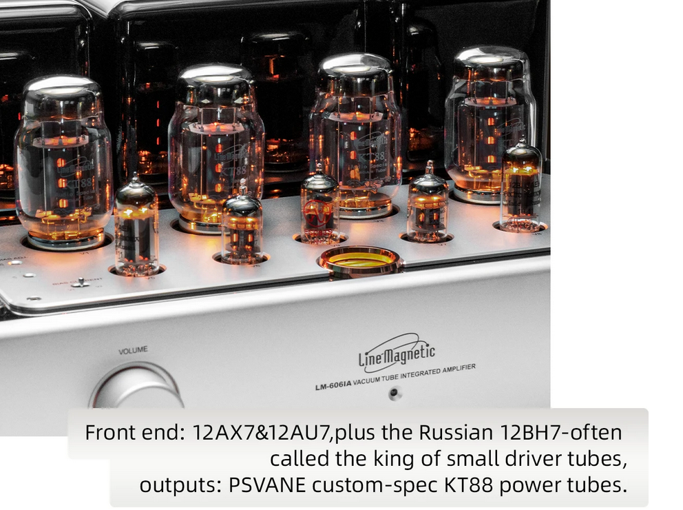 LINE-MAGNETIC LM-606IA integrated amplifier KT88 home high end hifi amplifier
