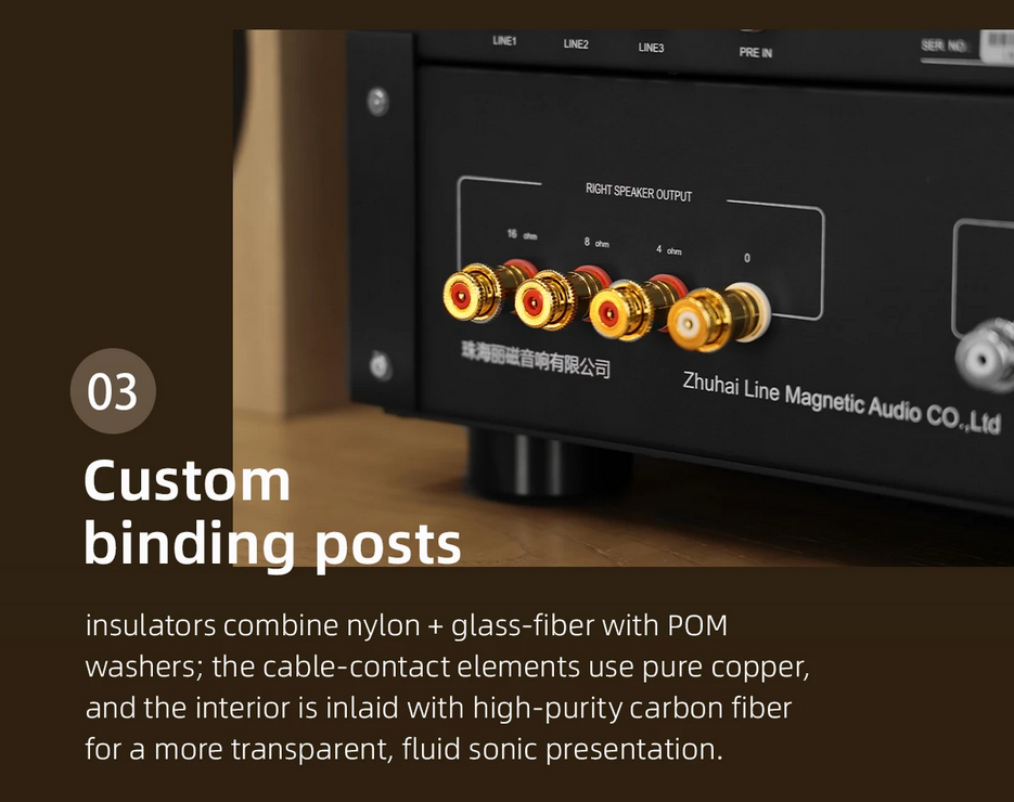 LINE MAGNETIC LM-219 IA PLUS  class A single end vacuum tube integrated amplifier 300B push 845
