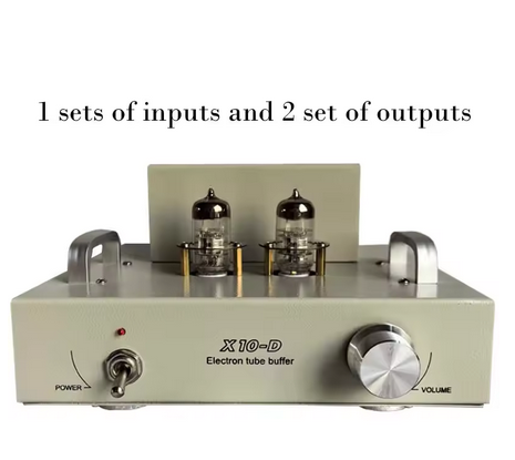 Beautiful X10-D Line 6N2 Tube Buffer Preamplifier Class A Preamp Amplifier Audio