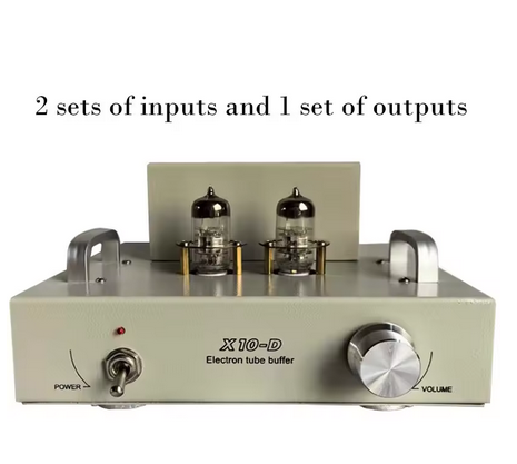 Beautiful X10-D Line 6N2 Tube Buffer Preamplifier Class A Preamp Amplifier Audio