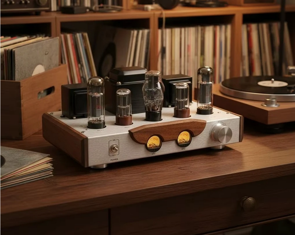 MONA beautiful high end Tube Amplifier HIFI EL34 Single End Class a High Fidelity Bluetooth Vacuum Tube Amplifier 8W+8W 4ohm/8ohm