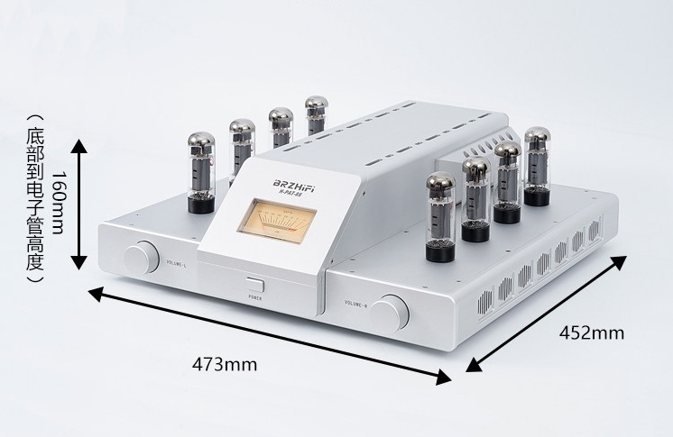 BRZHIFI H-PAT-88 90W class AB household HIFI stereo push-pull EL34 electronic tube amplifier