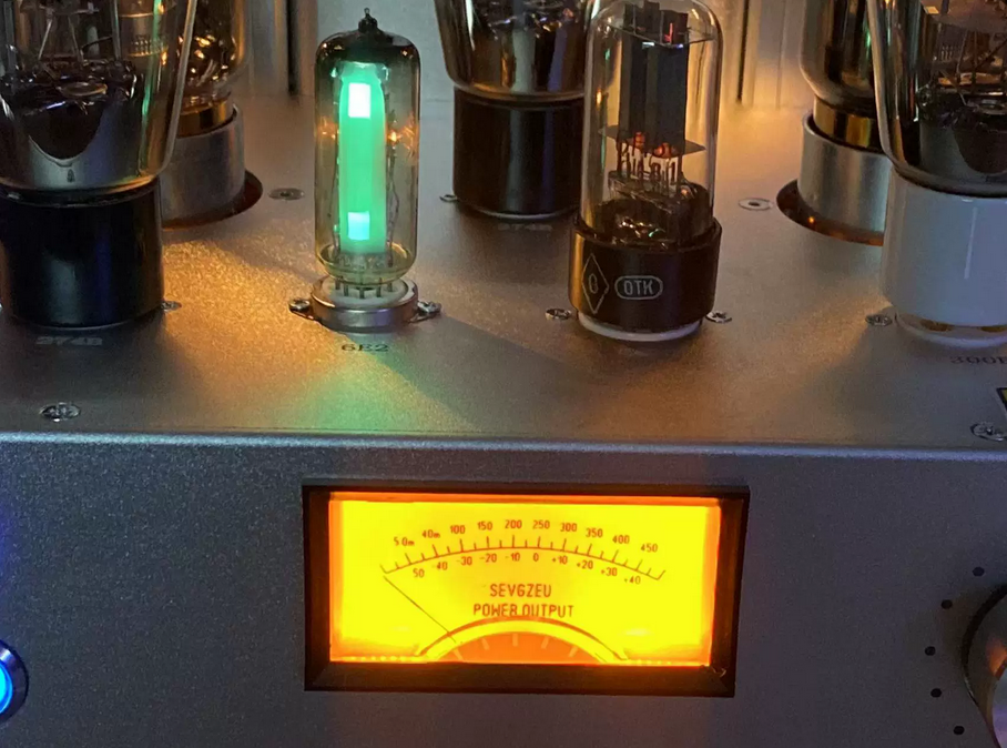 New HiFi Vacuum Tube Mono Block Power Amplifier Dual Lamps rectifier 2A3/300B push 845 Internal Silver Cable Single-end Class A