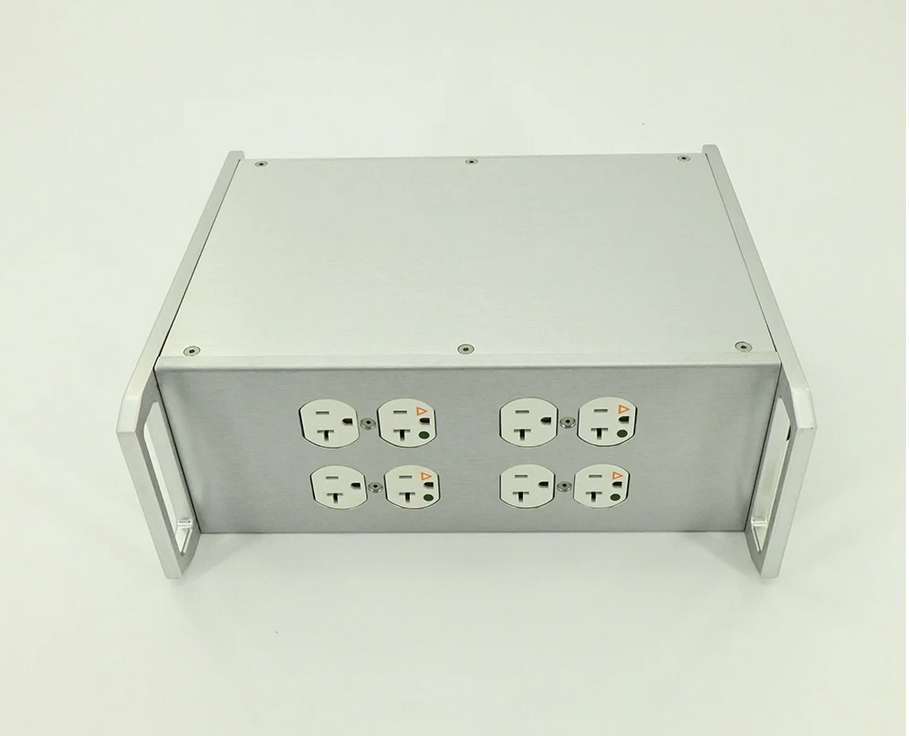 Crosbon CR200 Audio Power Conditioner Medical-Grade Audio ACPower Filter power purification processor with 8 bits US Outputs  for HiFi audio systems and home theaters