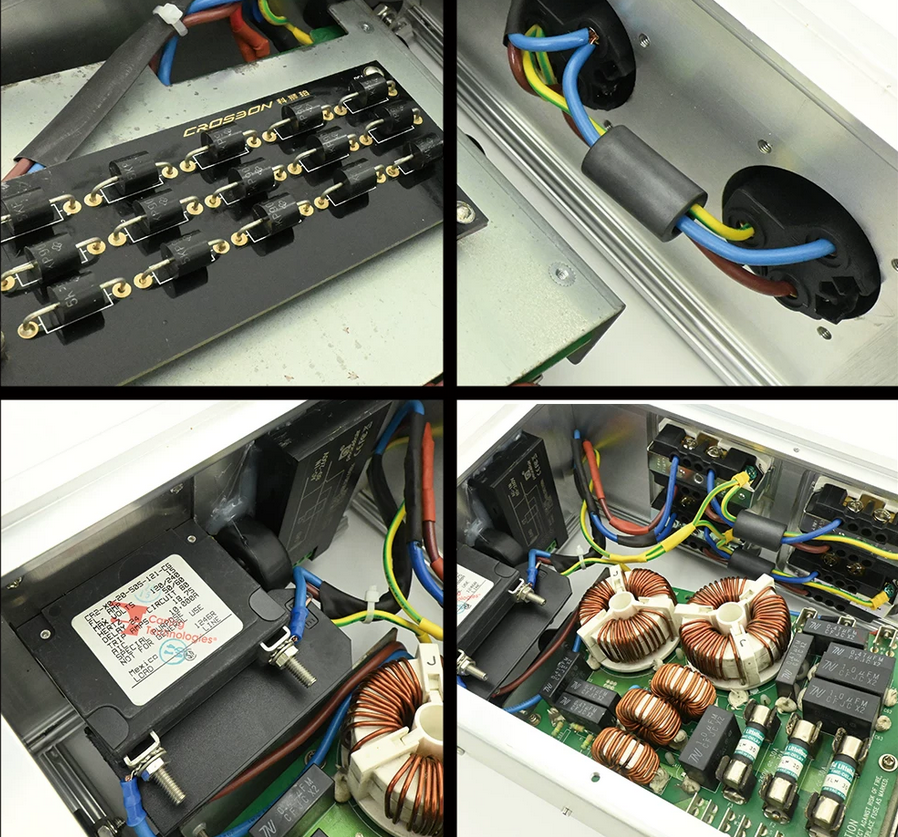 Crosbon CR200 Audio Power Conditioner Medical-Grade Audio ACPower Filter power purification processor with 8 bits US Outputs  for HiFi audio systems and home theaters