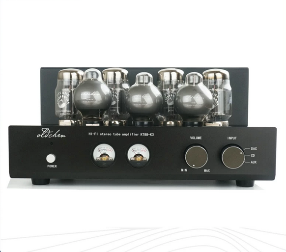 KT88 K3 Tube Fever Amplifier Home Theater Hi-Fi Audio Amplifier with Bluetooth 5.0 Audio Tube Amplifier 45W×2