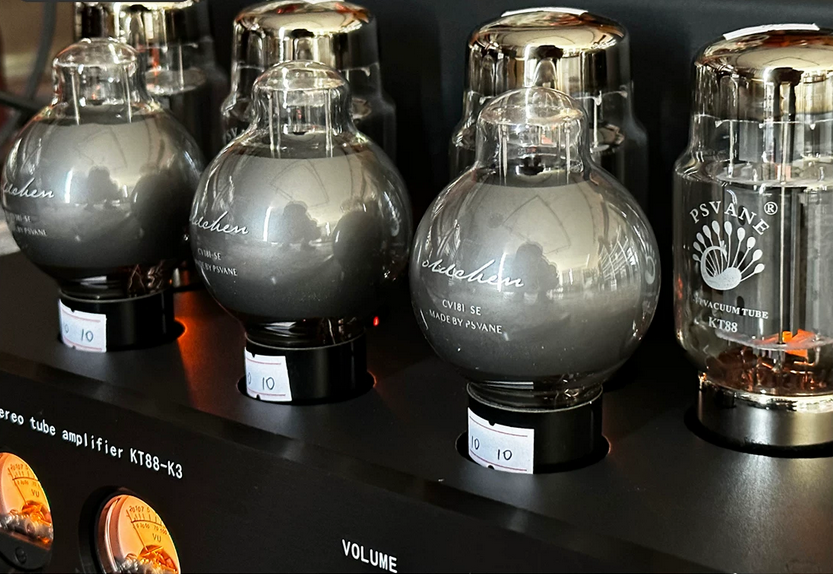 KT88 K3 Tube Fever Amplifier Home Theater Hi-Fi Audio Amplifier with Bluetooth 5.0 Audio Tube Amplifier 45W×2