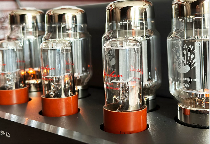 KT88 K3 Tube Fever Amplifier Home Theater Hi-Fi Audio Amplifier with Bluetooth 5.0 Audio Tube Amplifier 45W×2