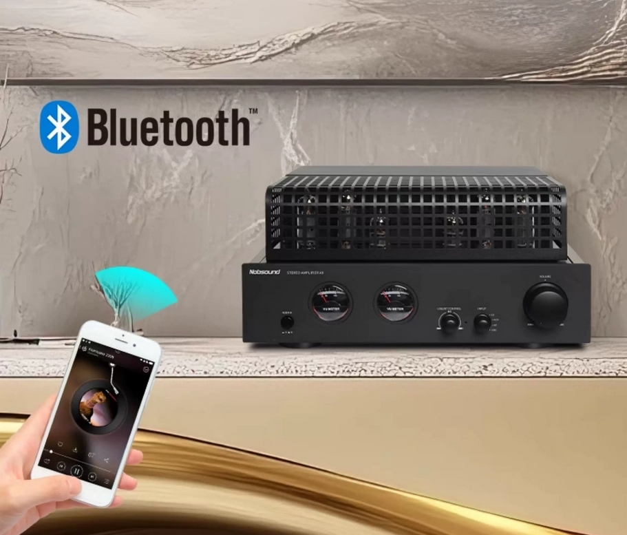 Nobsound A9 150W High power HiFi stereo tube amplifier with VU meter bluetooth