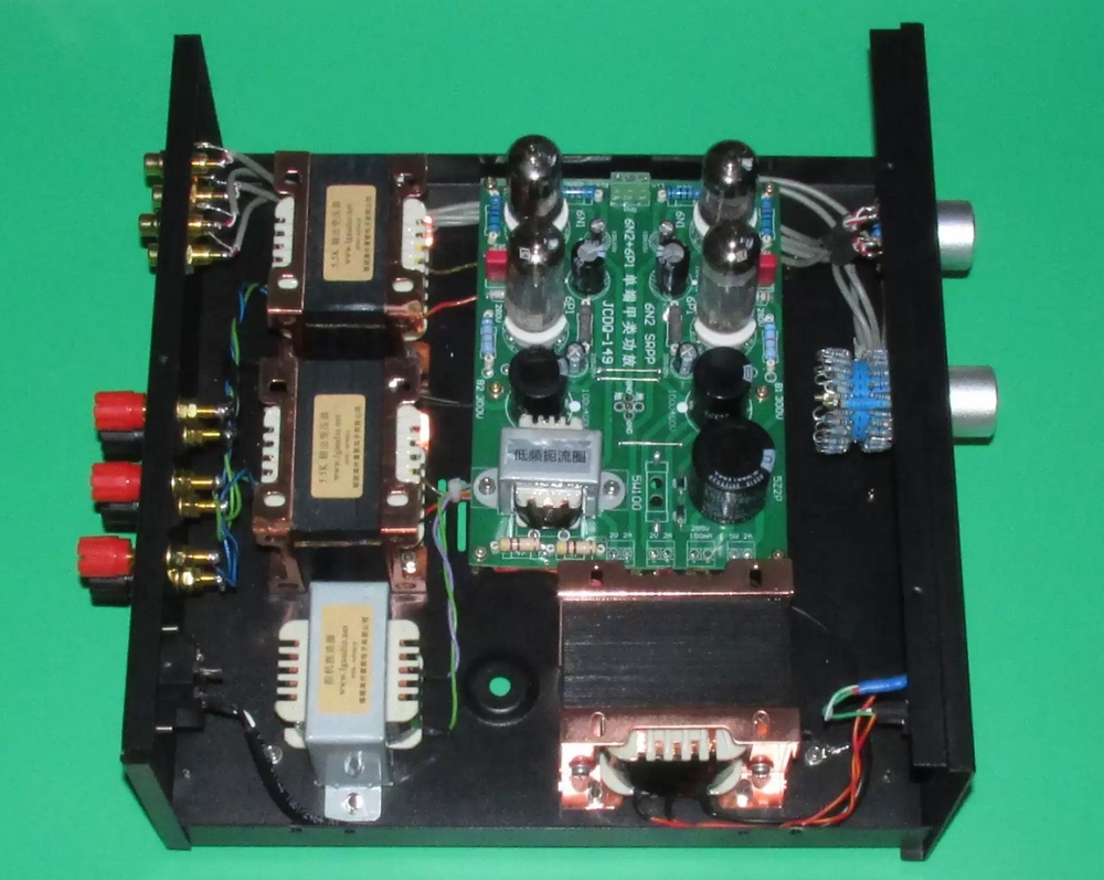 6N1 SRPP+ 6P1 3WX2 Single-ended Class A HIFI DIY stereo tube amplifier