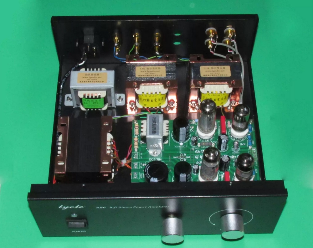 6N1 SRPP+ 6P1 3WX2 Single-ended Class A HIFI DIY stereo tube amplifier