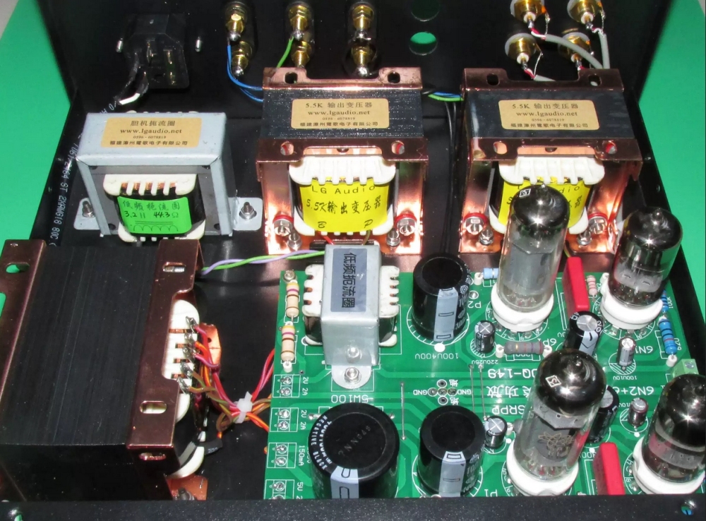 6N1 SRPP+ 6P1 3WX2 Single-ended Class A HIFI DIY stereo tube amplifier