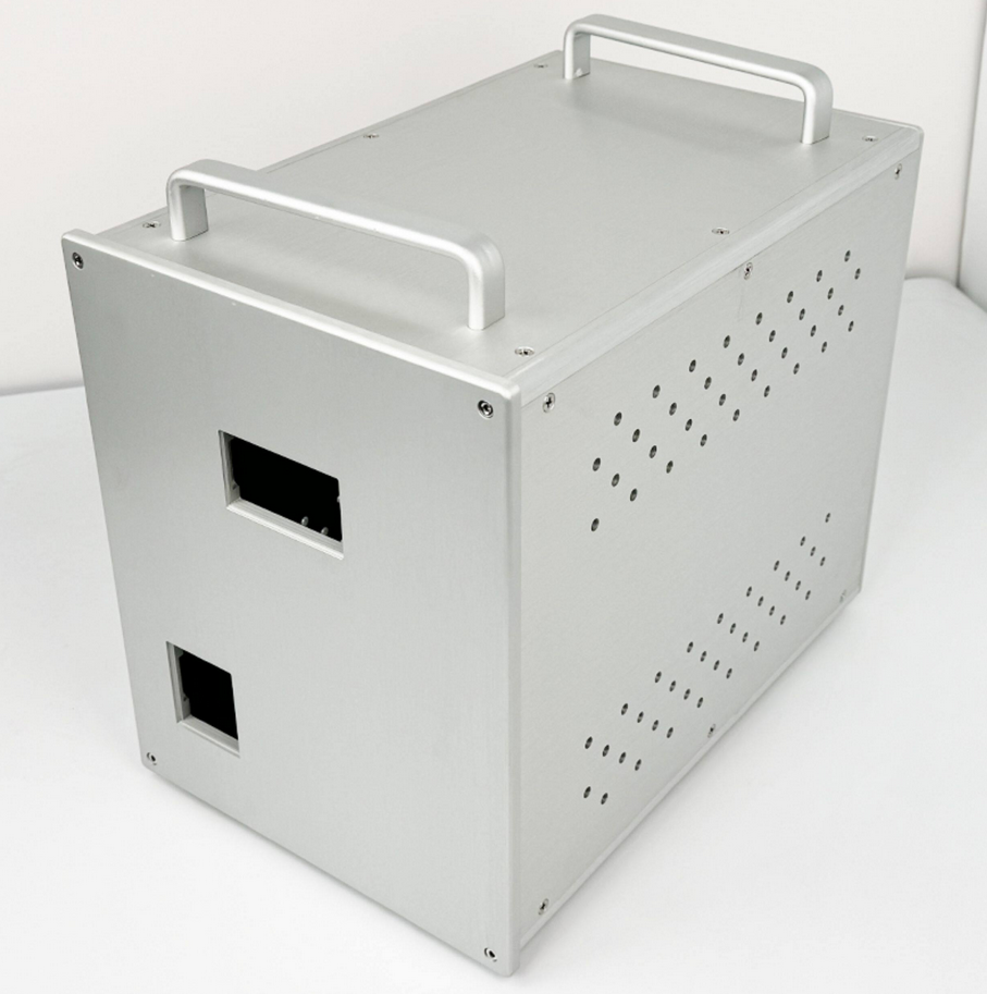 370 All aluminum amplifier chassis / Preamplifier case / power supply Enclosure DIY box with handle (240 *310*370mm)
