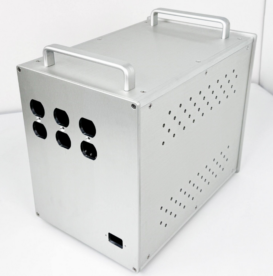 370 All aluminum amplifier chassis / Preamplifier case / power supply Enclosure DIY box with handle (240 *310*370mm)