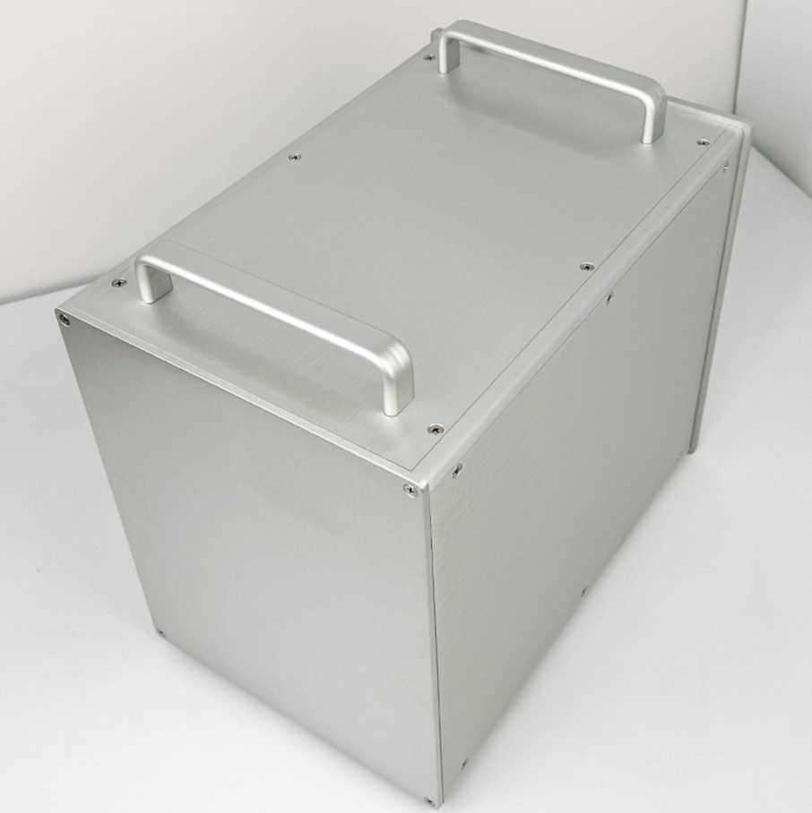 370 All aluminum amplifier chassis / Preamplifier case / power supply Enclosure DIY box with handle (240 *310*370mm)