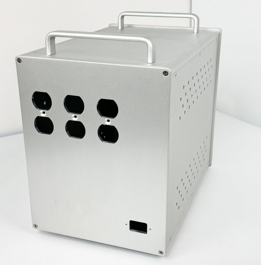 370 All aluminum amplifier chassis / Preamplifier case / power supply Enclosure DIY box with handle (240 *310*370mm)