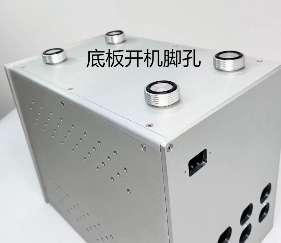 370 All aluminum amplifier chassis / Preamplifier case / power supply Enclosure DIY box with handle (240 *310*370mm)
