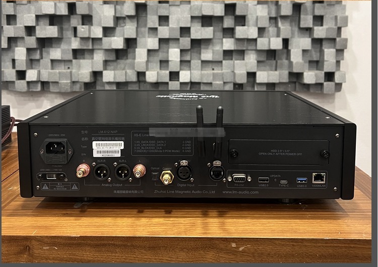 Line Magnetic LM-612NAP Vacuum Tube Network Audio Player ESS 9038PRO Chip D/A Decode Bluetooth 100% original factory and brand new