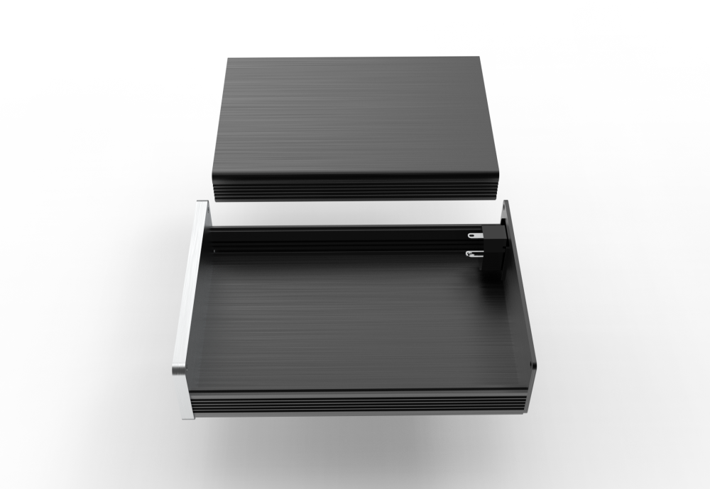 BZ1104 All Aluminum Amplifier DAC Case Enclosure Preamp PSU Chassis DIY Audio Housing 115*40*168MM