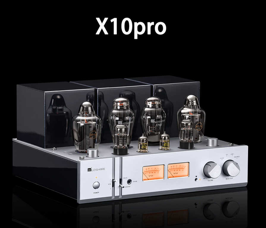 MUZISHARE X10 PRO Version Single-ended Class A Tube Amplifier KT150 Vacuum Tube 28W*2