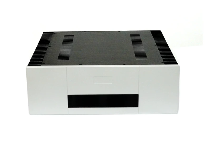 GOLDMUND or pass panel Aluminum Class A Amplifier Chassis both side heatsink amp DIY Enclosure install shell 430*150mm depth 300 350 400mm