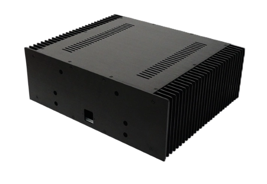 GOLDMUND or pass panel Aluminum Class A Amplifier Chassis both side heatsink amp DIY Enclosure install shell 430*150mm depth 300 350 400mm