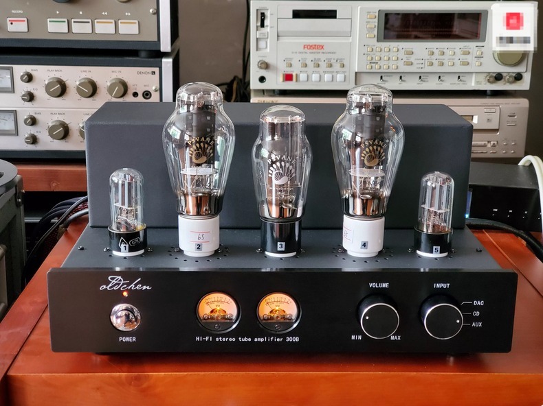 OldChen 300B Electron Tube Amplifier Single-ended Pure Class A Home Theater HIFI Sound Auido Amplifier 5U4G+274B+CVS181