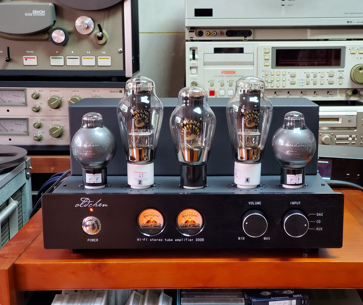 OldChen 300B Electron Tube Amplifier Single-ended Pure Class A Home Theater HIFI Sound Auido Amplifier 5U4G+274B+CVS181