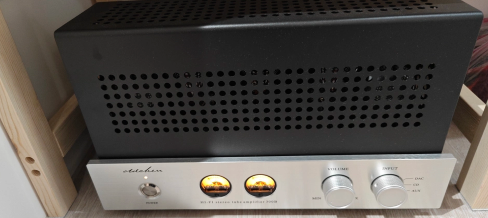 OldChen 300B Electron Tube Amplifier Single-ended Pure Class A Home Theater HIFI Sound Auido Amplifier 5U4G+274B+CVS181 with transformer cover