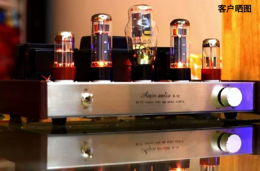 Oldchen EL34 Tube Amplifier Single-Ended Class A Handmade Amplifier Bluetooth