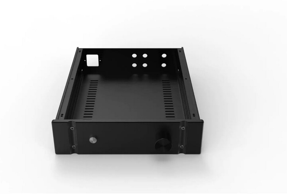 2607 full Aluminum Preamplifier enclosure HIFI DIY amplifier chassis AMP BOX power supply case