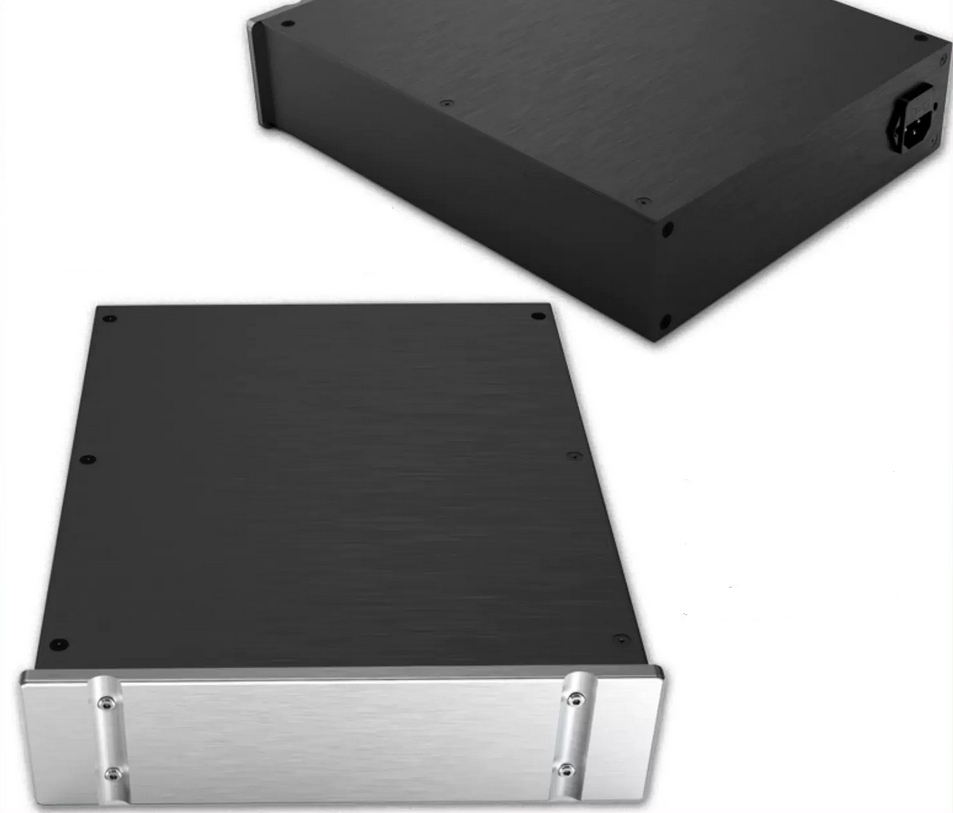 2607 full Aluminum Preamplifier enclosure HIFI DIY amplifier chassis AMP BOX power supply case