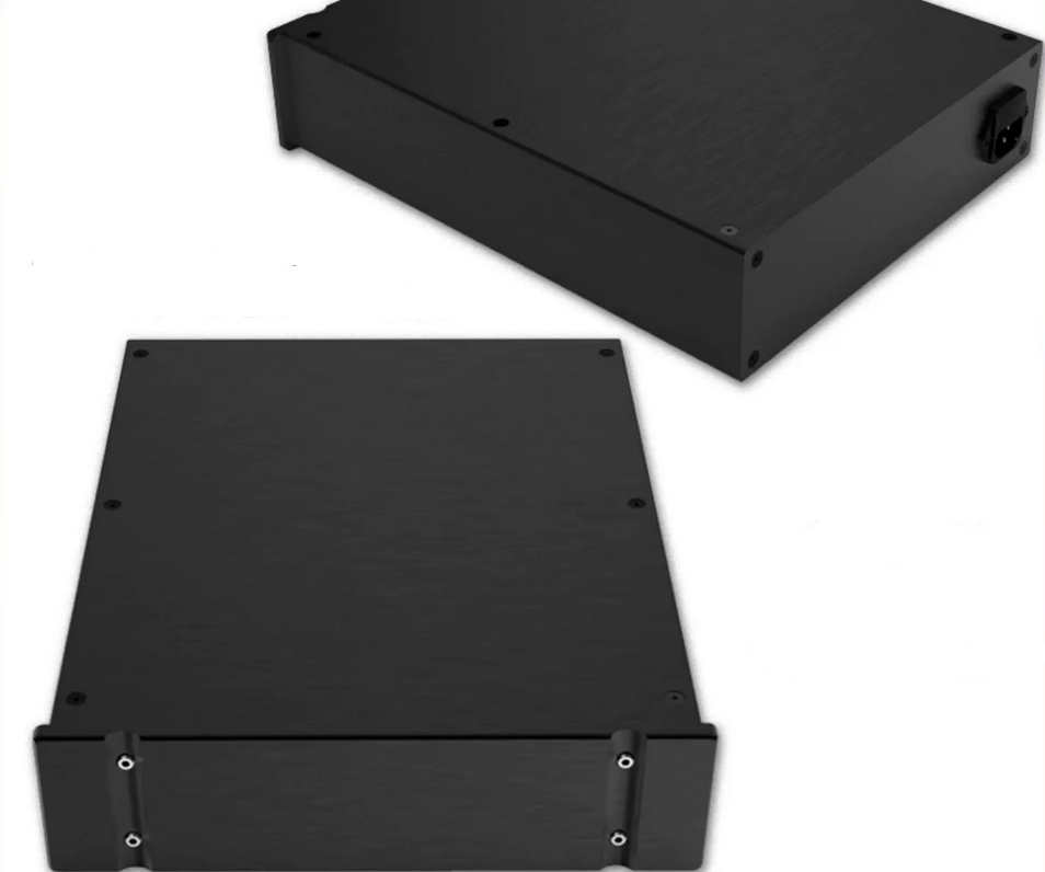 2607 full Aluminum Preamplifier enclosure HIFI DIY amplifier chassis AMP BOX power supply case