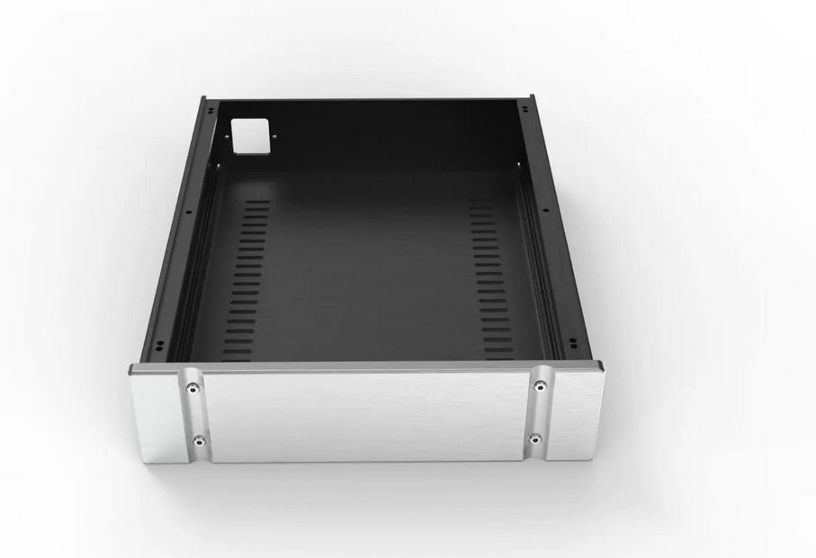 2607 full Aluminum Preamplifier enclosure HIFI DIY amplifier chassis AMP BOX power supply case