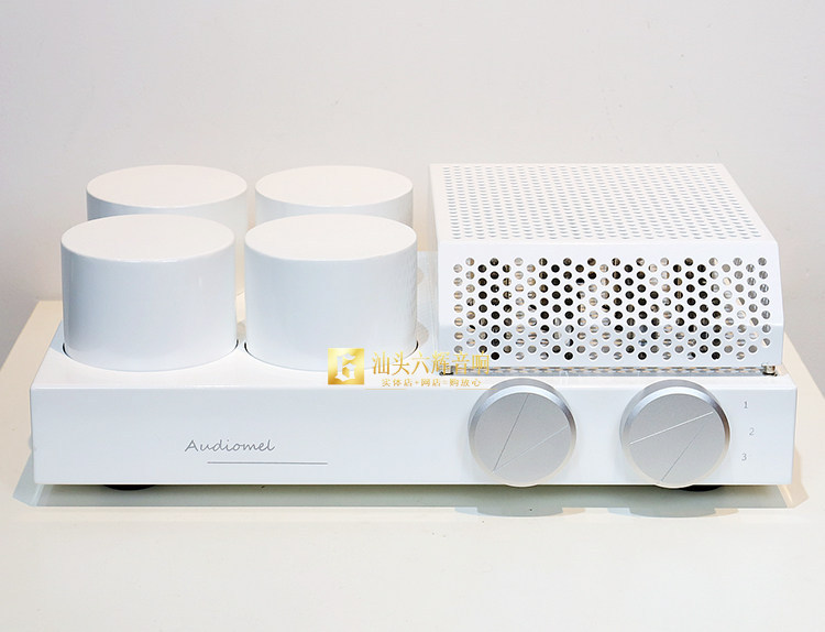 Audiomel 6C19 HIFI stereo 15W Parallel push-pull electronic tube amplifier White baked paint appearance