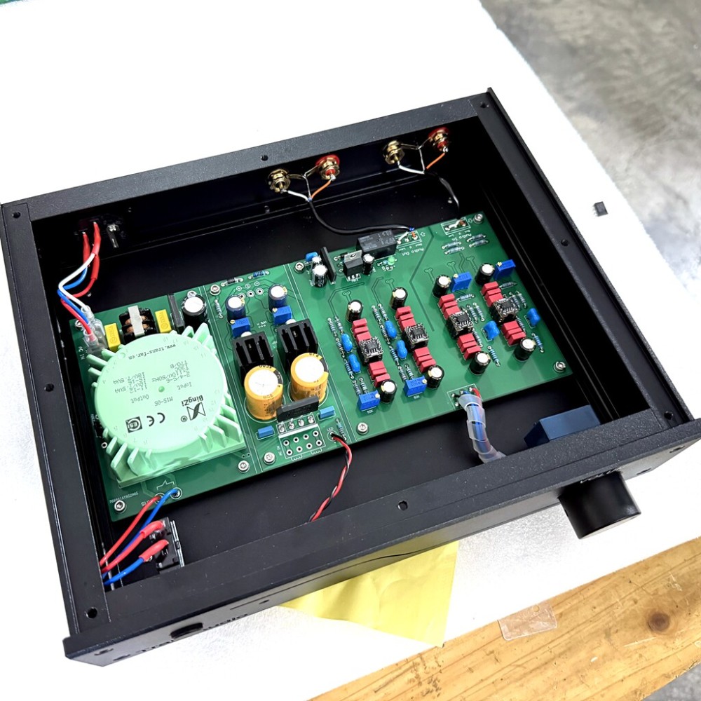 C7mini HIFI DIY stereo Single ended amplification preamplifier Based on MBL6010 circuit The AP test is excellent
