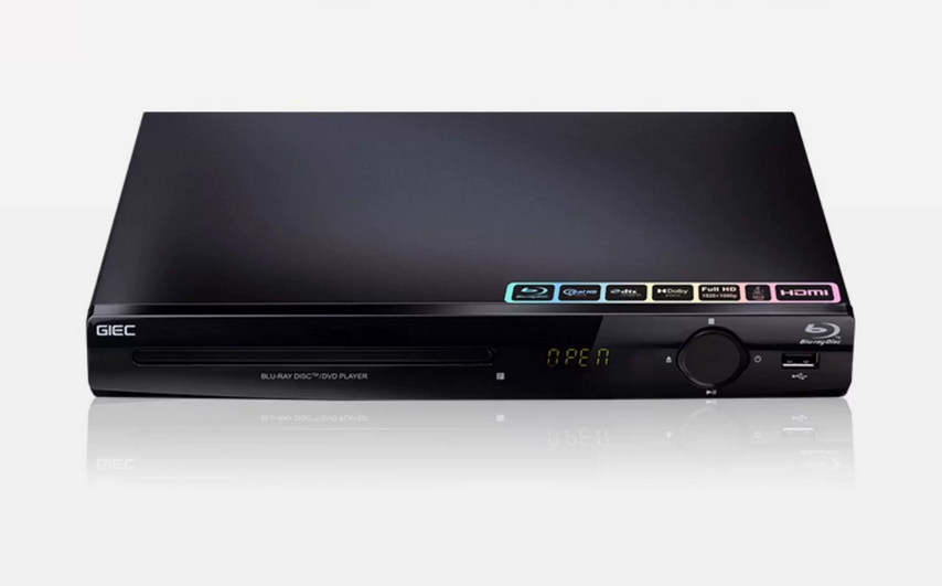 GIEC G2805 Blu-ray player 1080P HD DVD Player cd player portable Multimedia Digital DVD TV Support CD SVCD VCD MP3