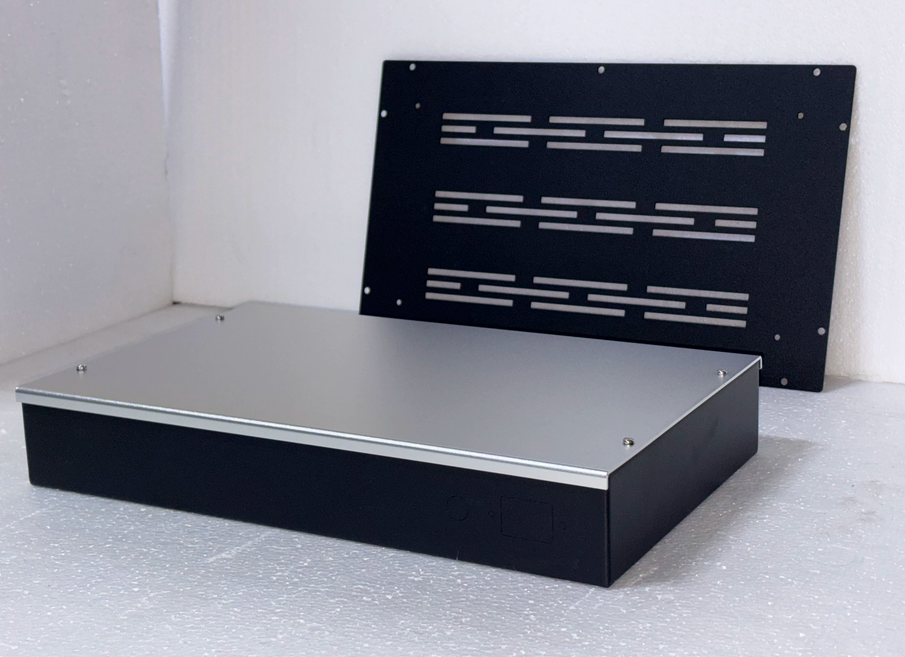 Aluminum top panel iron  boday power amplifier chassis shell  preamplifier tube amplifier audio DIY housing  W430 *D305 * H69mm 