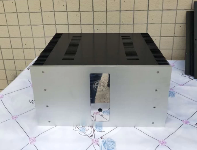 430 *250*413mm all aluminum audio power amplifier chassis rear stage Class A amplifier DIY enclosure