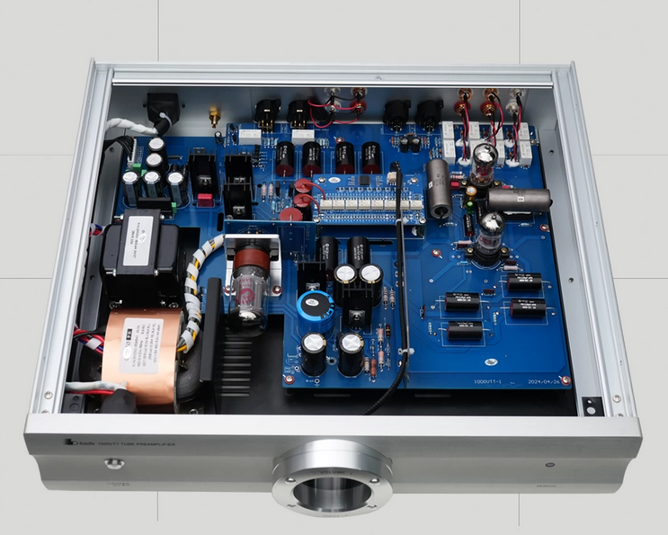 With Remote control Bada 1000VTT HIFI tube preamplifier home theater CD DAC AUX Balanced input preamp