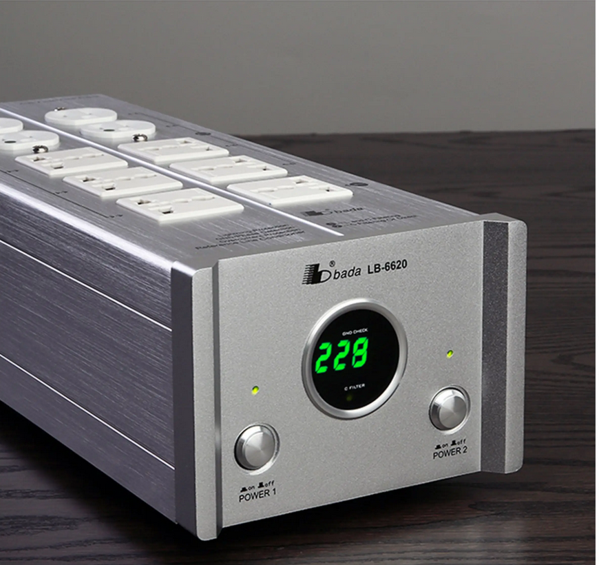 Bada LB-6620 HiFi Power Filter Plant US Socket AC Power Conditioner Audiophile Power