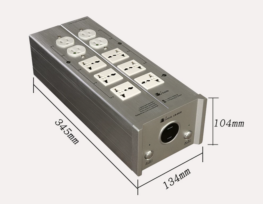Bada LB-6620 HiFi Power Filter Plant US Socket AC Power Conditioner Audiophile Power