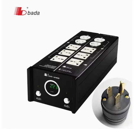 Bada LB-6620 HiFi Power Filter Plant US Socket AC Power Conditioner Audiophile Power