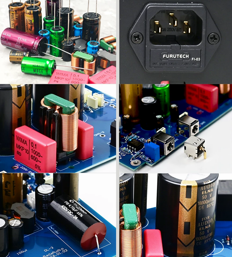 Bada DL3 high power HIFI supper Linear Stabilized DC Power Supply Dual 12V12A Supports Decoder NAS